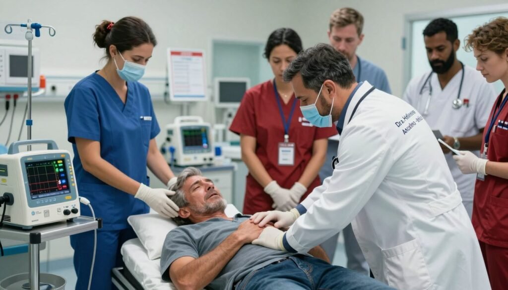 atendimento médico de emergência para infarto